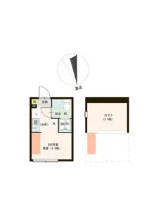 ハーモニーテラス前野町Ⅳ【2階】の間取り