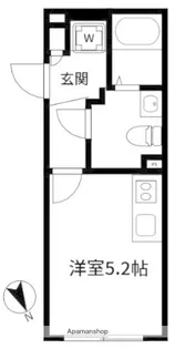 アルティローザ笹塚【1階】の間取り