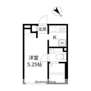 アルティローザ笹塚【2階】の間取り