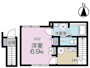 フォルトゥーナ【2階】の間取り
