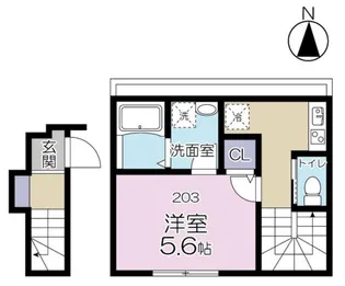 フォルトゥーナ【2階】の間取り