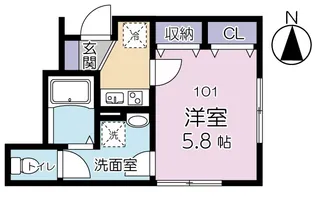 フォルトゥーナ【1階】の間取り