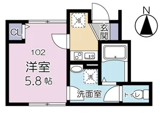 フォルトゥーナ【1階】の間取り
