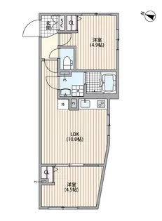GRANPASEO中野Ⅲ【1階】の間取り
