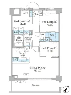 NIIYA平和台【1階】の間取り