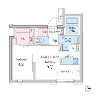 デュオメゾン渋谷【1階】の間取り