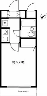 CASA SPLENDIDO 新宿払方町【204号室】の間取り