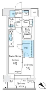Urban Breeze 巣鴨【4階】の間取り