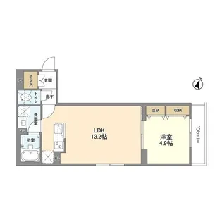 ウェルスクエア渋谷本町【2階】の間取り