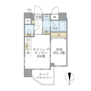 プラティーク目白【8階】の間取り
