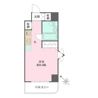 サイプレス北新宿【5階】の間取り