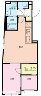 ウェルスクエア高井戸東【1階】の間取り