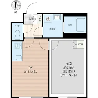ラシクラス上板橋【4階】の間取り