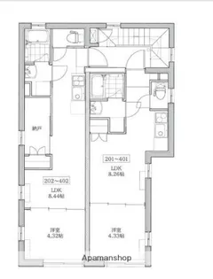 PRATIQUE西荻窪【3階】の間取り
