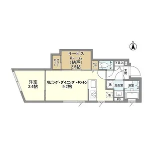 GRANDE IKEBUKURO HONCHO【4階】の間取り