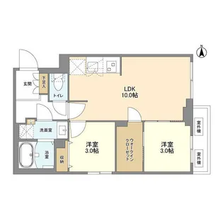 ウェルスクエア新高円寺【2階】の間取り