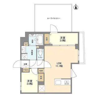 ウェルスクエア新高円寺【5階】の間取り