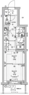 PREMIUM CUBE 中野新橋 DEUX【4階】の間取り