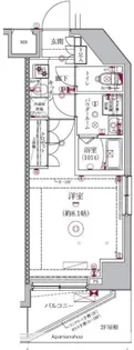 セジョリ新宿西落合【6階】の間取り