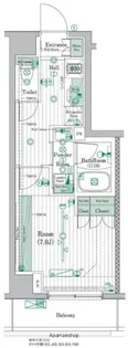 ブライズ高円寺【4階】の間取り