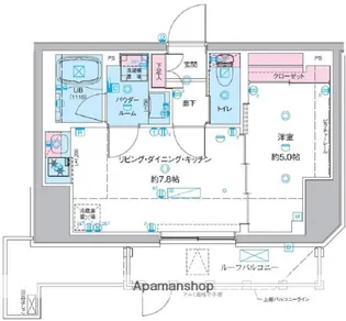 ジェノヴィア桜上水Ⅱ【2階】の間取り