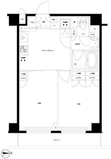 ルーブル東蒲田七番館【1階】の間取り