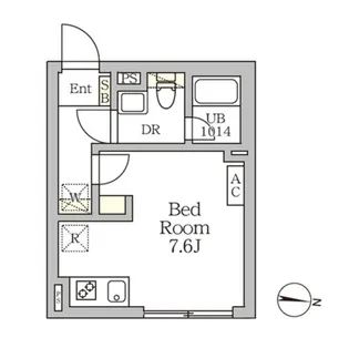 AGLAIA 新宿西落合【2階】の間取り