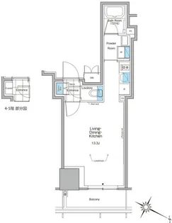 ルフォンプログレ北新宿【6階】の間取り