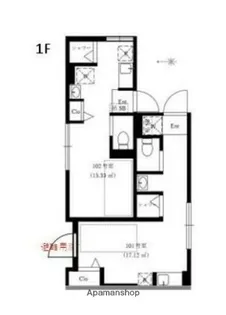 ルミエール中野1丁目【1階】の間取り