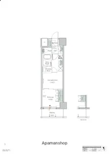 ワンルーフレジデンス中野【3階】の間取り