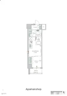 ワンルーフレジデンス中野【5階】の間取り