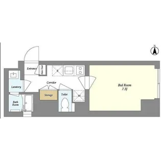 VーMUSIC中野【4階】の間取り