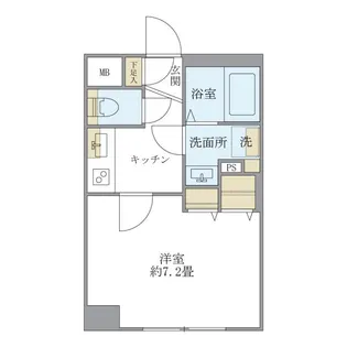 ISM中野坂上【3階】の間取り