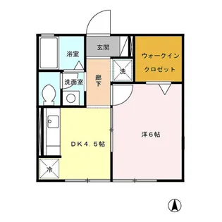 ジュネス・シノダ【2階】の間取り