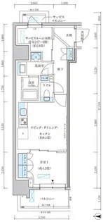 パークアクシス池袋イースト【6階】の間取り