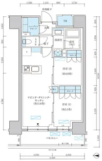 パークアクシス池袋イースト【10階】の間取り