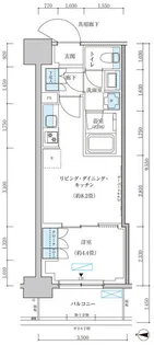 パークアクシス池袋イースト【2階】の間取り