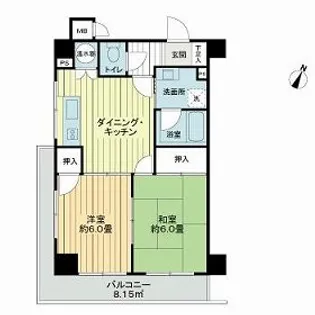 マンション板橋本町【1階】の間取り