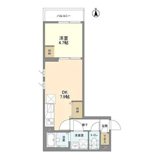ウェルスクエア新中野Ⅱ【3階】の間取り