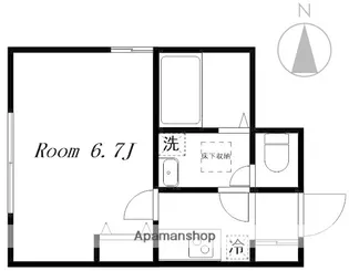 メゾンデール【303号室】の間取り