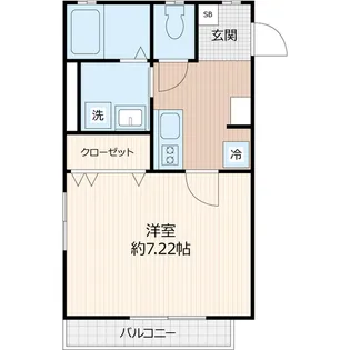 JLBグランエクリュ西新宿【2階】の間取り
