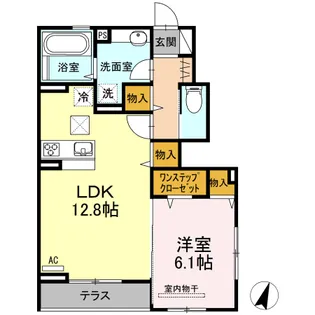 サンモール【1階】の間取り