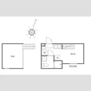 エイチワイコネクト東大泉【2階】の間取り