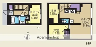 CREAL新高円寺【1階】の間取り