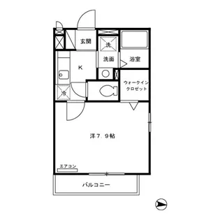 メイフラットII【1階】の間取り