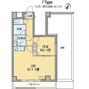 カスタリア千駄ヶ谷【3階】の間取り