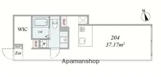 THE TRIAS 205【2階】の間取り