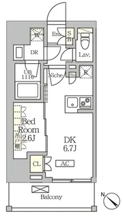 ARKMARK大塚【4階】の間取り