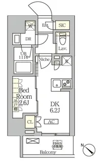 ARKMARK大塚【9階】の間取り