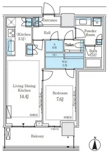 パークシティ中野 ザ タワー エアーズ【13階】の間取り